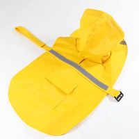 Reflective Tape Dog Raincoat Large Pet Coat Pets Clothes Dog Raincoat Teddy Bear Big Dog RainCoat Puppy Raincoat XS-XXXL