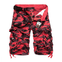 US Size 2024 New Camouflage Loose Cargo Shorts Men Cool Summer Military Camo Short Pants Homme Cargo Shorts