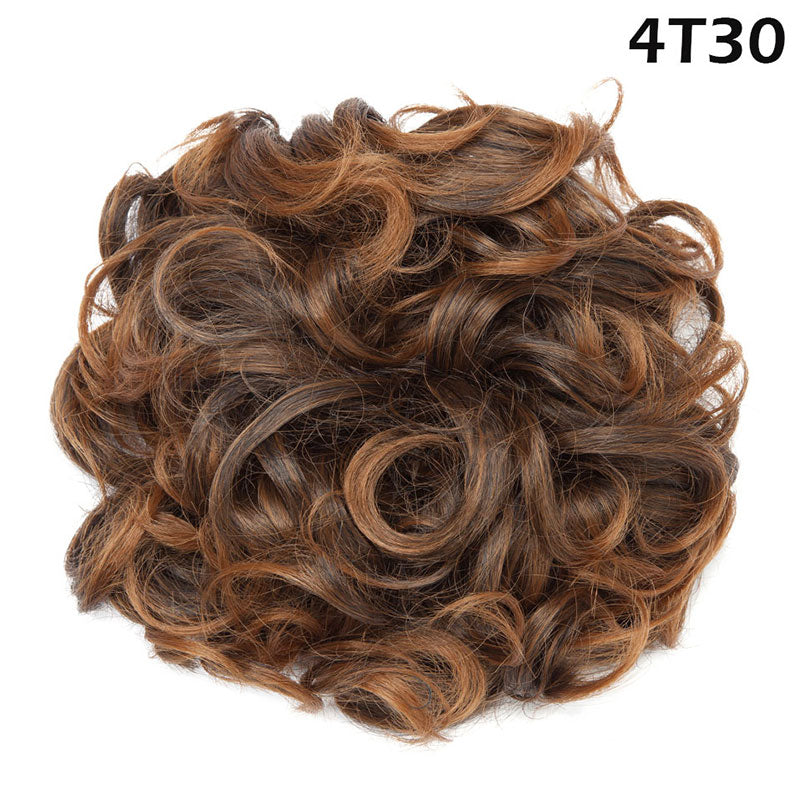 HAIRRO Large Comb Clips In Curly Hair Extension Synthetic Hair Pieces Chignon Women Updo Cover Hairpiece Extension Hair Bun