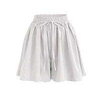 Summer Women Shorts High Waist Loose Chiffon Shorts Female Slacks Female Shorts 8001