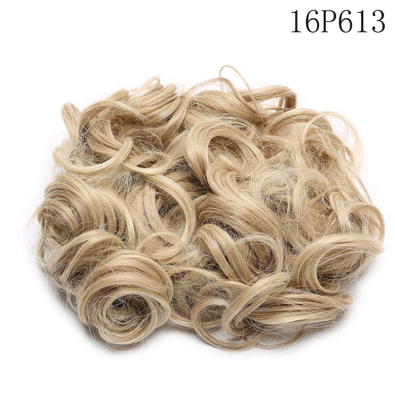 HAIRRO Large Comb Clips In Curly Hair Extension Synthetic Hair Pieces Chignon Women Updo Cover Hairpiece Extension Hair Bun