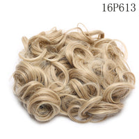 HAIRRO Large Comb Clips In Curly Hair Extension Synthetic Hair Pieces Chignon Women Updo Cover Hairpiece Extension Hair Bun