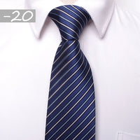 classic men business formal wedding tie 8cm stripe neck tie fashion shirt dress accessories