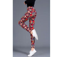 Sexy Printed Pants Fitness Leggins Elastic Casual Women Sexy Leggings Push Up High Waist Trousers