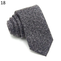 Fashion Men's Colourful Tie Cotton Formal Classic Plaid Ties Necktie Narrow Slim Skinny Cravate Narrow Thick Neckties For Man