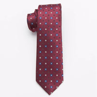 XGVOKH 20 Style Neck Tie Men Skinny necktie wedding ties Polyester Black Dot fashion Mens Business Bowtie Shirt Accessories