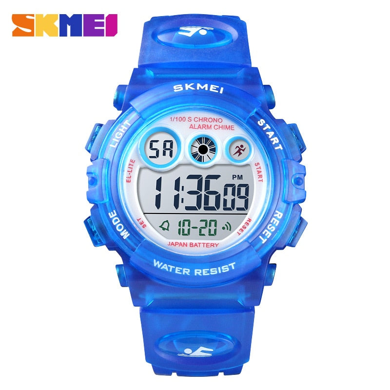SKMEI Brand Sport Children Watch Waterproof LED Digital Kids Watches Luxury Electronic Watch for Kids Children Boys Girls Gifts