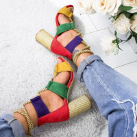 Women Sexy Pumps Lace Up High Heels Women Gladiator Sandals For Party Wedding Shoes