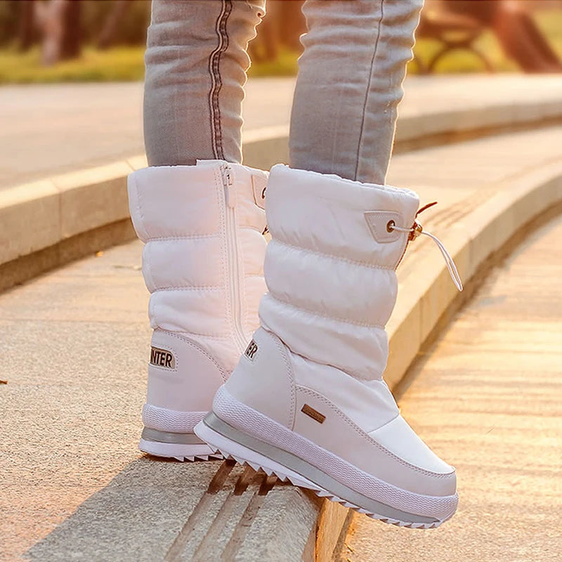 Winter Platform Women Boots Children Rubber anti-slip Snow Boots Shoes for women Waterproof Warm Winter Shoes Botas