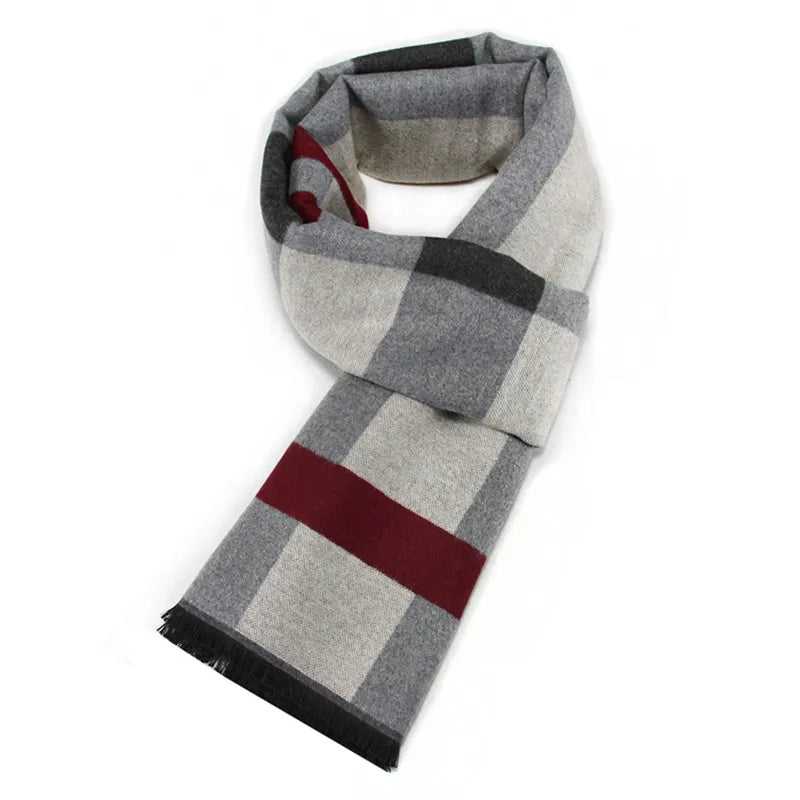 Fashion Design Casual Scarves Winter Women  Men's Thicken Cashmere Scarf Luxury Brand High Quality Warm Scarves Men