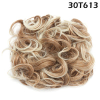 HAIRRO Large Comb Clips In Curly Hair Extension Synthetic Hair Pieces Chignon Women Updo Cover Hairpiece Extension Hair Bun