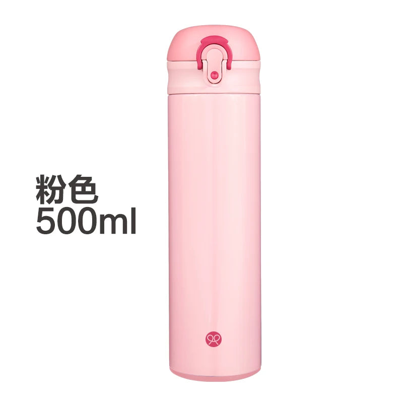 Stainless Steel Insulated Thermal Water Bottle, Thermos for Tea, Coffee, Travel Mug, Vacuum Flasks, a Termos Cup, 500 ml