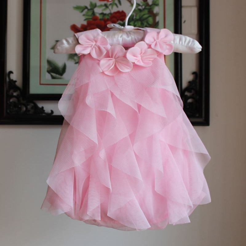 Christmas Baby Girls Dress Summer Chiffon Evening Birthday Party Dresses Kids Girl Clothes & Headband