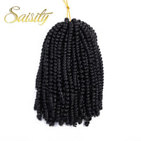 Saisity Ombre Synthetic Hair Extension Crochet Spring Twist Crochet Braiding Hair Jamaica Bounce Twist