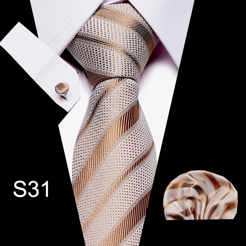 Fashion Business Silver Plaid Silk Men's Tie NeckTie 7.5cm Ties for Men Formal Luxury Wedding Quality Gravata group tie