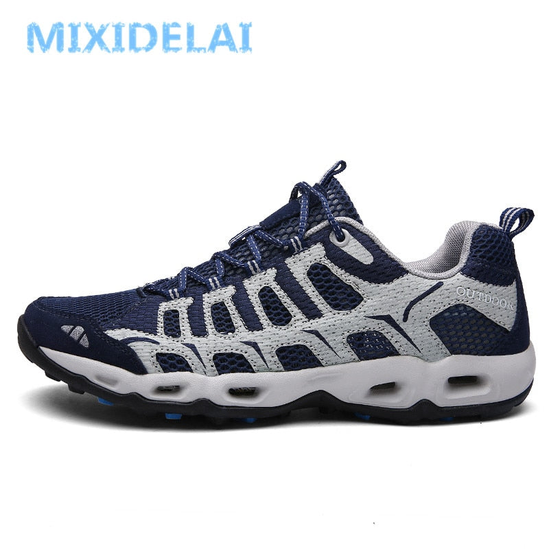 MIXIDELAI New Summer Men Sneakers Fashion Spring Outdoor Shoes Men Casual Men&#39;S Shoes Comfortable Mesh Shoes For Men Size 39-46