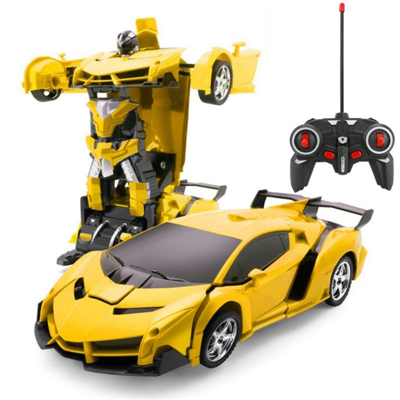 2 in 1 Electric RC Car Transformation Robots Children Boys Toys