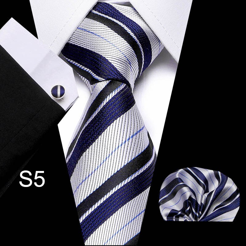 Fashion Business Silver Plaid Silk Men's Tie NeckTie 7.5cm Ties for Men Formal Luxury Wedding Quality Gravata group tie