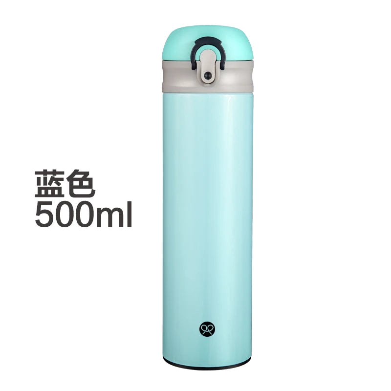 Stainless Steel Insulated Thermal Water Bottle, Thermos for Tea, Coffee, Travel Mug, Vacuum Flasks, a Termos Cup, 500 ml