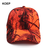 KOEP 2020 New Outdoor Fishing Caps Jungle Baseball Cap Hunting Hat Cotton Camouflage Dad Snapback Hats Pine Cypress Camouflage