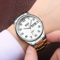 2022 Watches Men Business Waterproof Date Week Quartz Men&#39;s Watches Fashion Stainless Steel Watches For Men Relogio Masculino