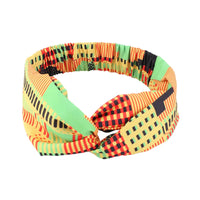 New Hair bands African Pattern Print Knotted Style Headband For Women Sport Yoga Salon Make Up Hair Wrap Fashion Accessories