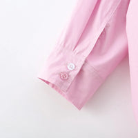 PB&ZA Women 2026 Spring New Fashion Cotton Lapel Poplin Loose Blouses Vintage Long Sleeve Female Shirts Blusas Chic Tops