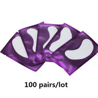 50/100 Pairs Eyepatch for Eyelash Extension Individual Pads Silk Eye Patches Under Eye Pads Lash Eyelash Extension Patches