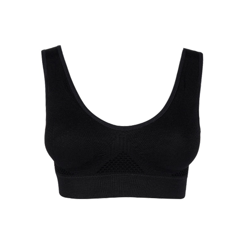 Plus Size Bras For Women Seamless Bra With Pads to 4XL 5XL Bralette Push Up Brassiere Vest Wireless Active fashion underwear