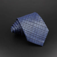 Fashion Polyester Necktie For Men Business Meeting Formal Striped Dot Floral 8cm Jacquard Tie Daily Wear Cravat Suit Accessories