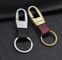 Fashion Leather key Chain New Men Women Metal Waist Hanging KeyChain Best Gift Key Ring jewelry