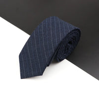 High Quality Classical Color Black Grey Skinny 100% Wool Tie Men Necktie For Business Meeting Fashion Shirt Dress Accessories