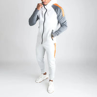 Tracksuit Man Brand Spring Autumn Sportswear Suit Men Joggers Sets Men Hoodies+ Pants Man Tracksuit Zip Sportswear Men Clothing