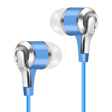 Xnyocn Earphones 3.5mm In-Ear 1.2m Wired Control Sport Headset Wired Headphones