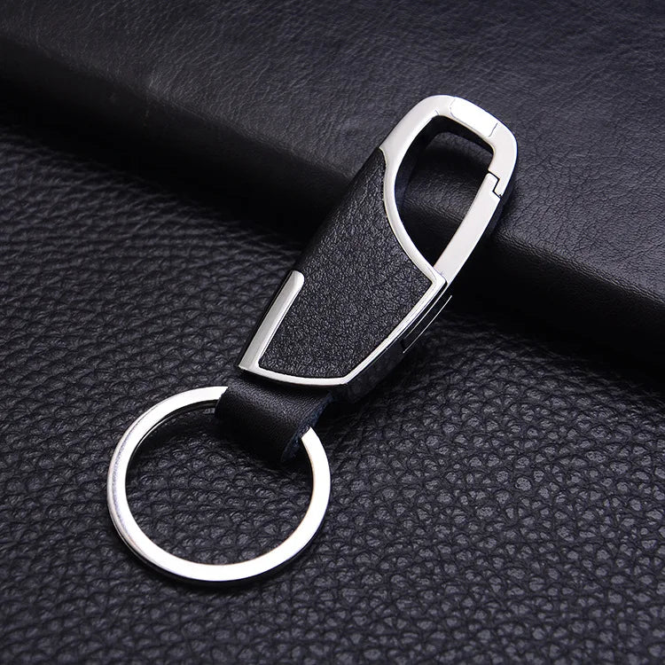 Fashion Leather key Chain New Men Women Metal Waist Hanging KeyChain Best Gift Key Ring jewelry