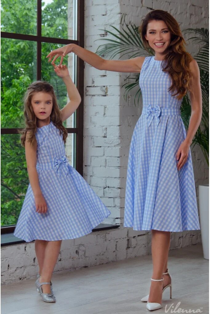 summer Mommy and me family matching mother daughter dresses clothes  mom dress kids child outfits mum sister