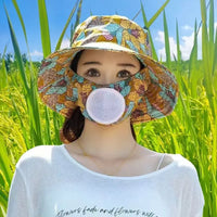 Sun Protection Hat Women Wide Brim Upf 50 Breathable Sunshade For Farm Work Tea Picking Outdoor Activities