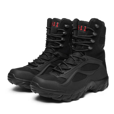 Outdoor Mens Military Boots Winter Hiking Work Casual Shoes Men Sneakers Non-slip Rubber Boots Tactical Desert Combat Snow Boots