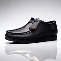 l Shoes High End Formal Lace-up Fashion Trend Soft Bottom Business Office Waterproof Lightweight Genuine