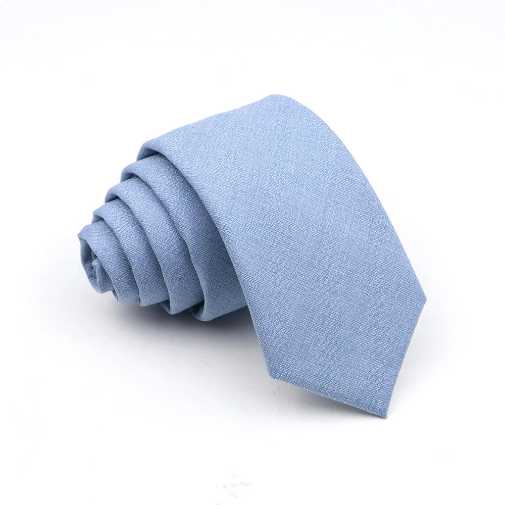 New Men's Solid Color Tie Skinny Casual Anti-wrinkle Necktie For Wedding Suit Neckties Pink Blue Grey Ties Cravat Gift Accessory