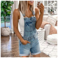 Sexy Fashion Washed Denim Shorts Women&#39;s 2022 Summer New Denim Overalls Short Jeans Pants