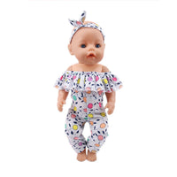 Doll Clothes Unicorn Suits Fit 18 Inch American Of Girl`s &Baby Born Doll 43cm Born Babies Doll Clothes，Toys For Girls