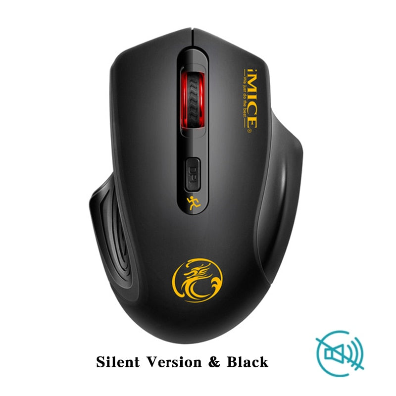 iMice Wireless Mouse 4 Buttons 2000DPI Mause 2.4G Optical USB Silent Mouse Ergonomic Mice Wireless For Laptop PC Computer Mouse