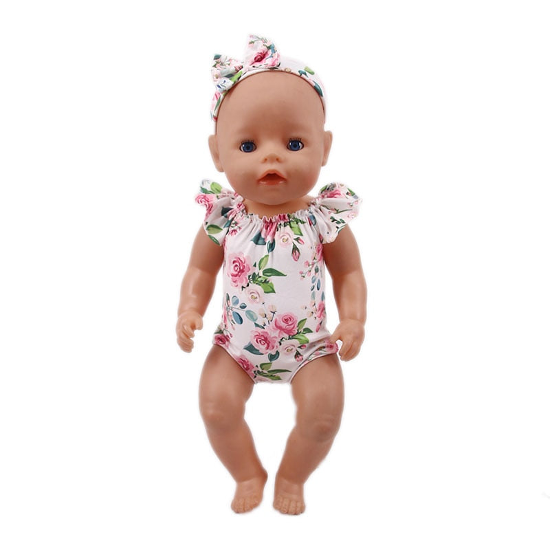 Doll Clothes Unicorn Suits Fit 18 Inch American Of Girl`s &Baby Born Doll 43cm Born Babies Doll Clothes，Toys For Girls