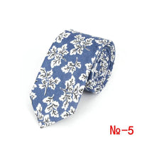 Brand New 100% Cotton Men's Paisley Print Neck Ties For Men Necktie Narrow Slim Skinny Cravate Narrow Flower Neckties Corbatas