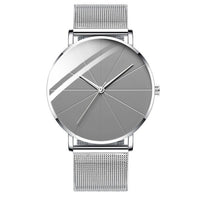 2022 Minimalist Men&#39;s Fashion Watches Simple Men Business Ultra Thin Stainless