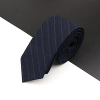 High Quality Classical Color Black Grey Skinny 100% Wool Tie Men Necktie For Business Meeting Fashion Shirt Dress Accessories