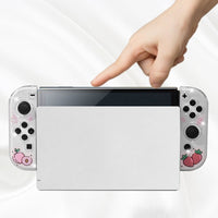 Transparent Switch OLED Protective Shell NS Controller Joy-Con Split TPU Cover Protection Case For Nintendo Switch Accessories