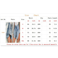 2021 Summer Women Casual Ripped Denim Shorts Sexy High Waist Ruffle Hem Loose Ruched Jean Short Female Fashion Street Clothing