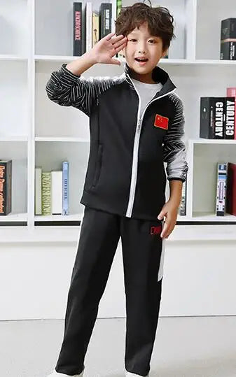 Spring autumn men sportswear women leisure fighting martial arts Suits coach class school College uniform couple customization